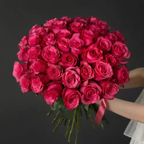 Букет из 51 розовой розы